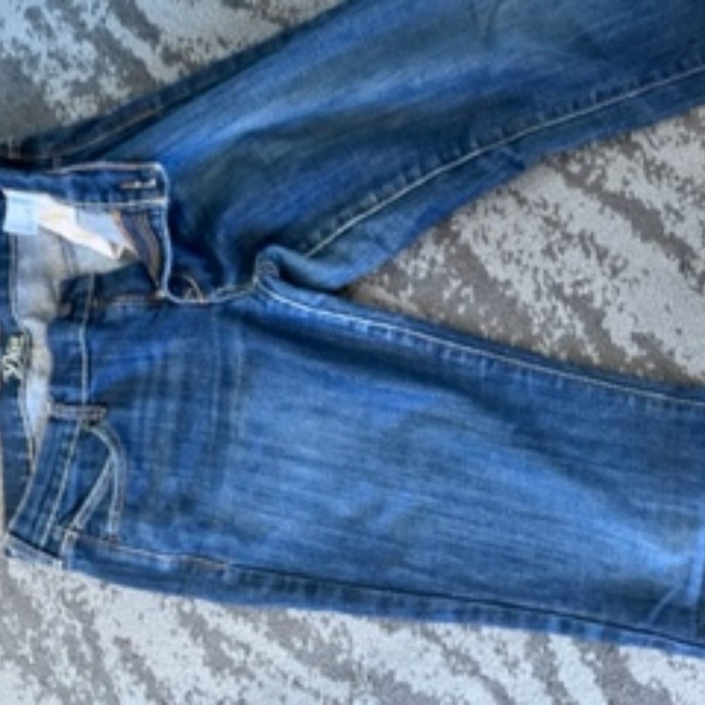 Size 10 boot cut old navy denim jeans long